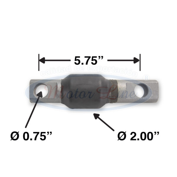008 / AZ-66734 / Buje Barra de Torsión / 5.75" / Suspensión Hendrickson. - Imagen 3