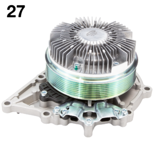 027 / AZ-A4722001801  / Bomba de Agua / Electromecánica / Freightliner / Cascadia / DD13 / DD15.