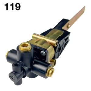 119 / AZ-H00500DCOE / Válvula Niveladora de Altura / Suspensión Trasera / Freightliner Cascadia / International Prostar.