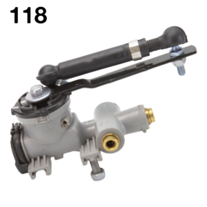 118 / AZ-H00650-DF / Válvula Niveladora de Altura / Cabina / Freightliner Cascadia. / International Prostar.