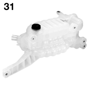 031 / AZ-1-F86-1063 / Depósito Líquido Refrigerante / Kenworth / T680 Next Gen