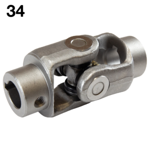 034 / AZ-N 15/16 / Nudo Toma de Fuerza / 15/16" X 15/16" Con Cuñero De 1/4.