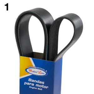001 / AZ-12K858 / 12PK2179 / Banda Multi-V de 12 Costillas / Longitud efectiva: 85.826 in / 2179 mm.