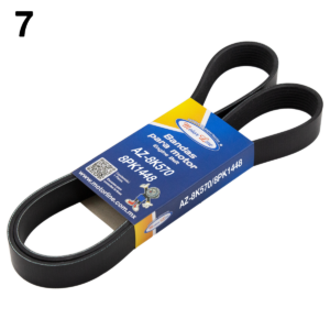 007 / AZ-8K570/8PK1448 / Banda Multi-V 8 Costillas / 1448 mm x 28 mm.